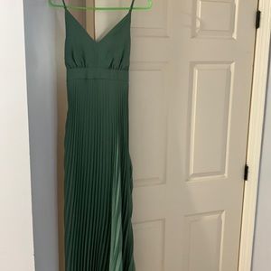 New with tags. Long sage green summer dress